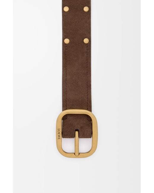 Loewe White Rounded Soft Belt