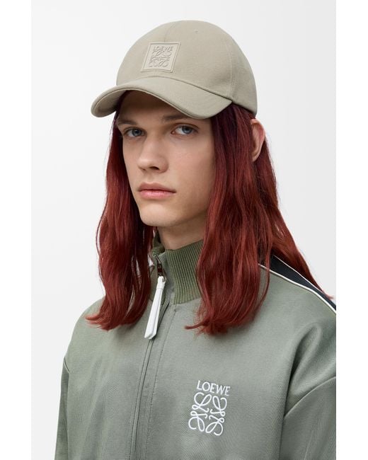Loewe White Patch Cap for men
