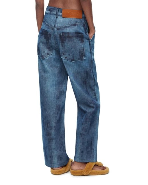 Loewe tie top dye jeans