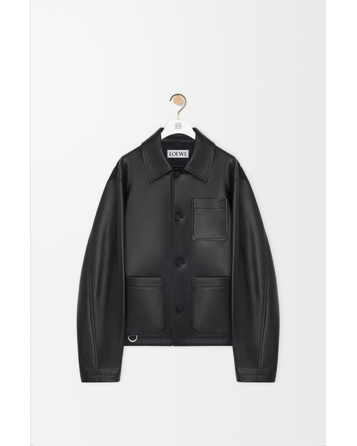 Loewe Black Workwear Jacket for men