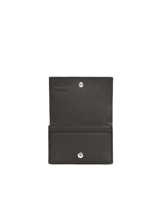 Loewe Gray Luxury Puzzle Business Cardholder In Classic Calfskin For for men