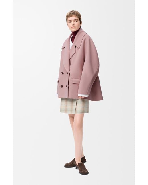 Loewe Pink Short Coat