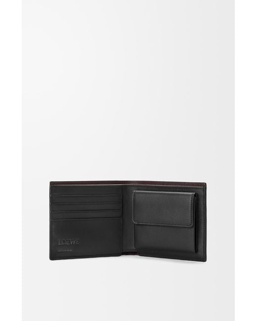 Loewe White Switch Bifold Coin Wallet for men