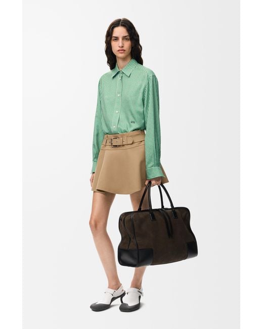 Loewe Green Mini Skirt