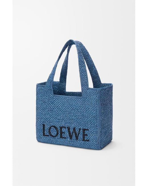 Loewe Blue Medium Font Tote