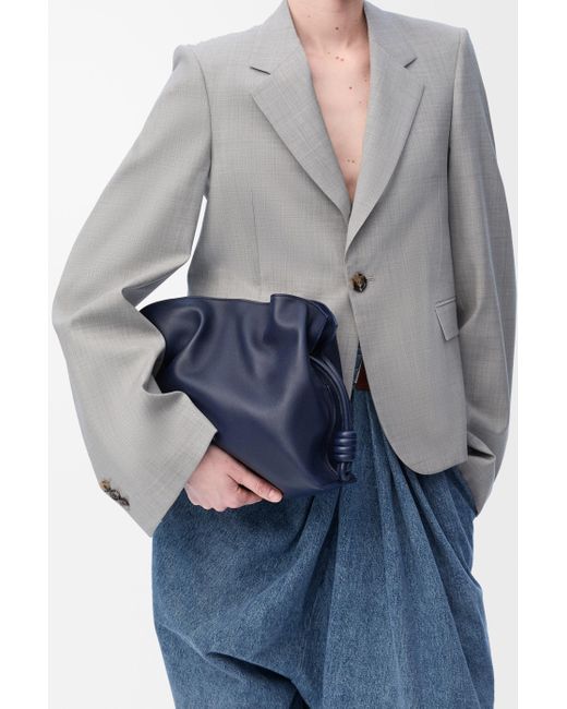 Loewe Blue Elegant Pearl Clutch For The Fashion-Forward