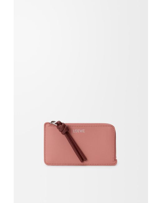 Loewe Pink Knot Coin Cardholder