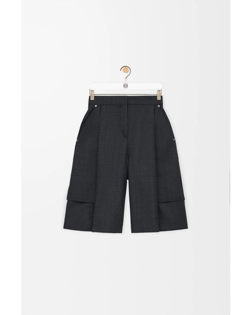 Loewe Blue Cargo Shorts