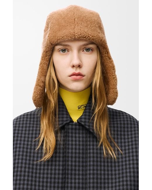 Loewe Brown Aviator Hat