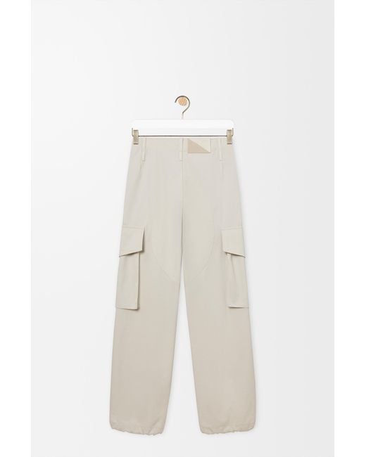 Loewe White Cargo Trousers