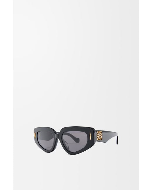 Loewe White Small Butterfly Screen Sunglasses