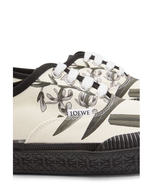 Loewe White X Paula's Ibiza Terra Vulca Low-top Sneakers