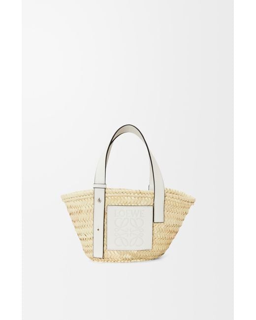 バッグ LOEWE Basket Bag Small Natural Loewe Small Basket Bag | Lyst UK