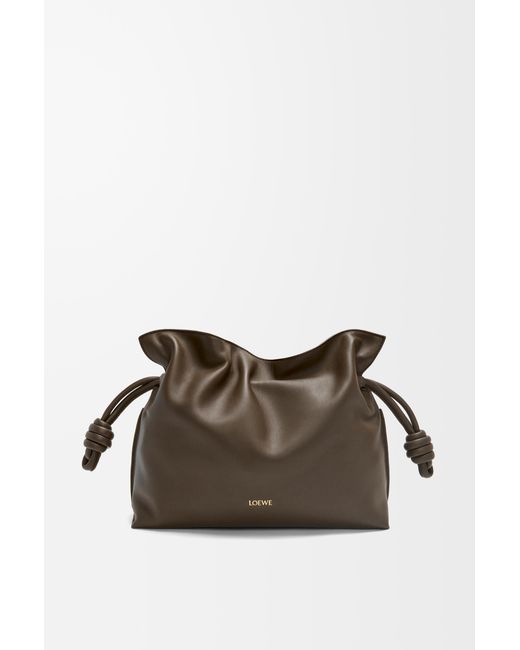 Loewe Brown Medium Flamenco Clutch