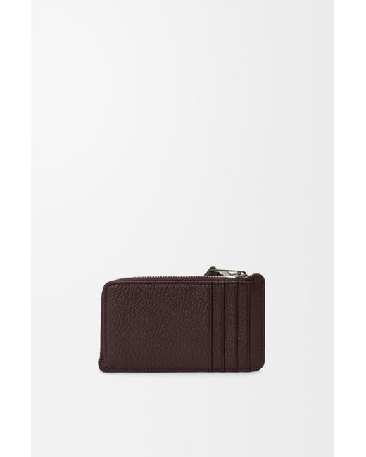 Loewe Brown Puzzle Coin Cardholder for men