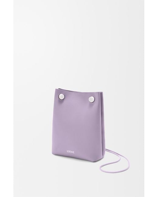 Loewe Purple Pebble Pouch