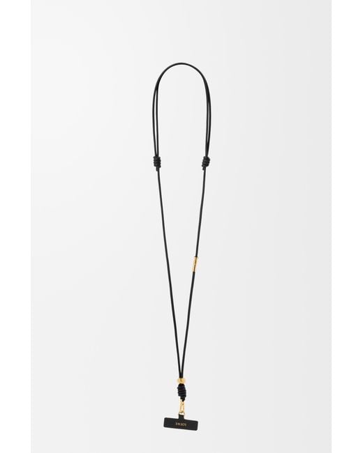 Loewe Black Crossbody Phone Strap