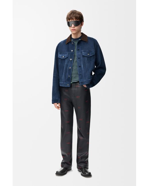 Loewe Blue Trucker Jacket for men