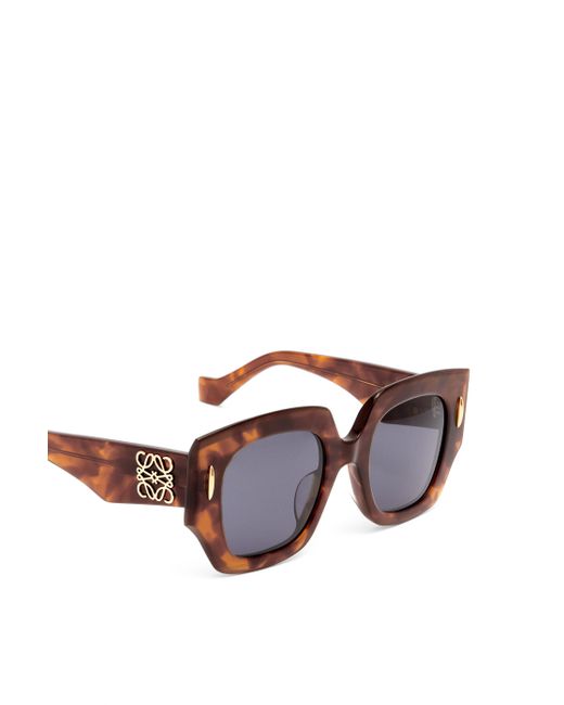 Loewe Multicolor Luxury Square Screen Sunglasses In Acetate