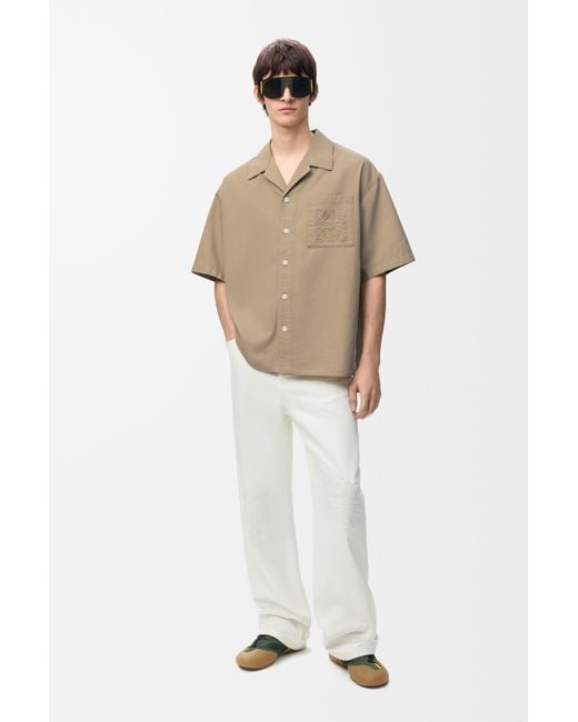 Loewe Natural Short Sleeve Shirt for men