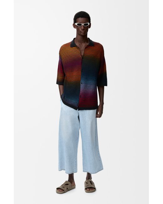 Loewe Blue Drawstring Trousers for men