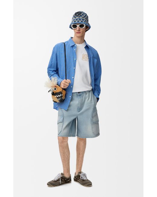 Loewe Blue Shirt for men