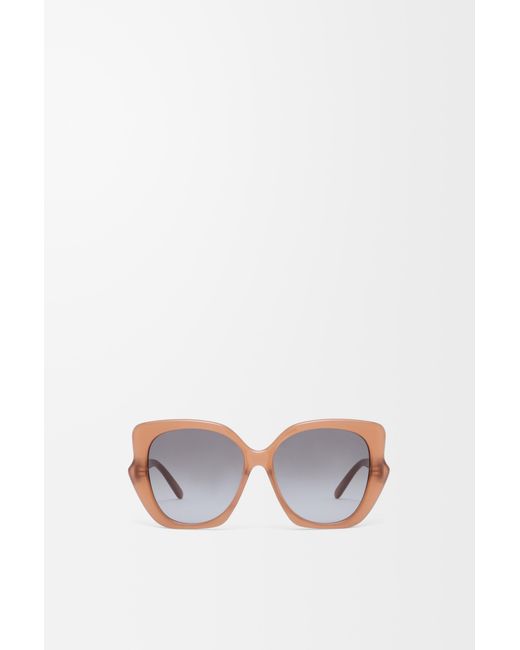 Loewe White Fantasy Slim Sunglasses For