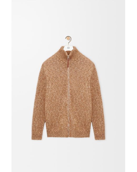 Loewe Natural Zip-Up Cardigan for men