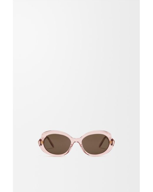 Loewe Multicolor Mini Oval Slim Sunglasses For