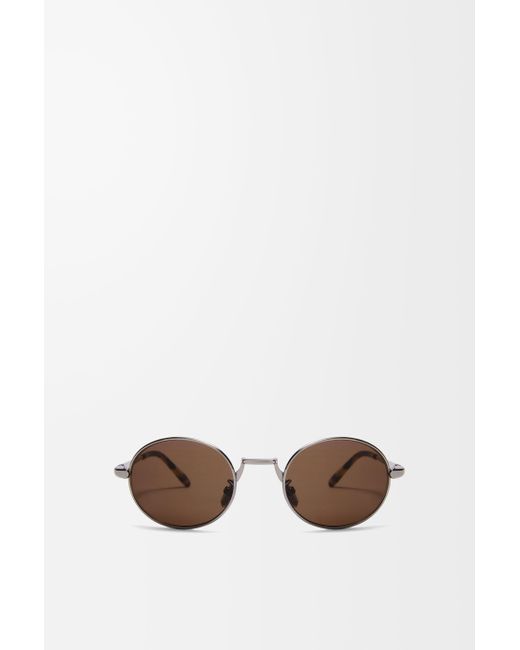Gafas De Sol Groove Oval Hombre Loewe de hombre de color Brown