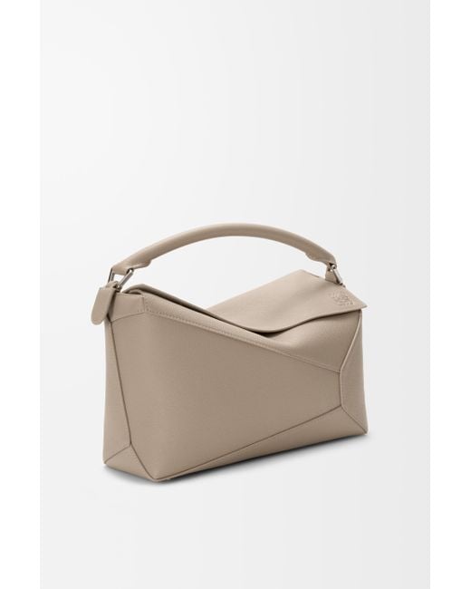 Loewe Natural Medium Puzzle Edge Bag