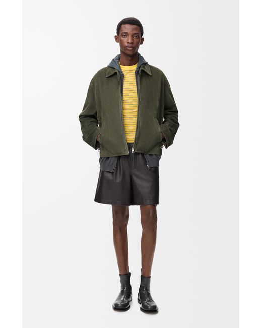 Loewe Green Zip-Up Jacket for men