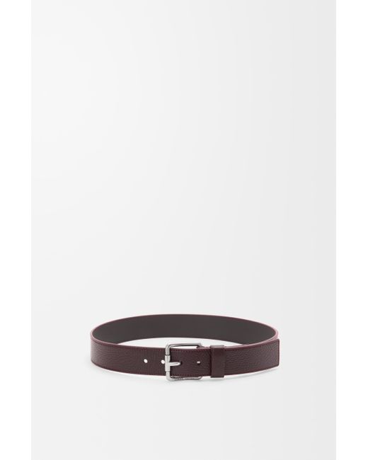 Loewe White Roller Curve Belt for men