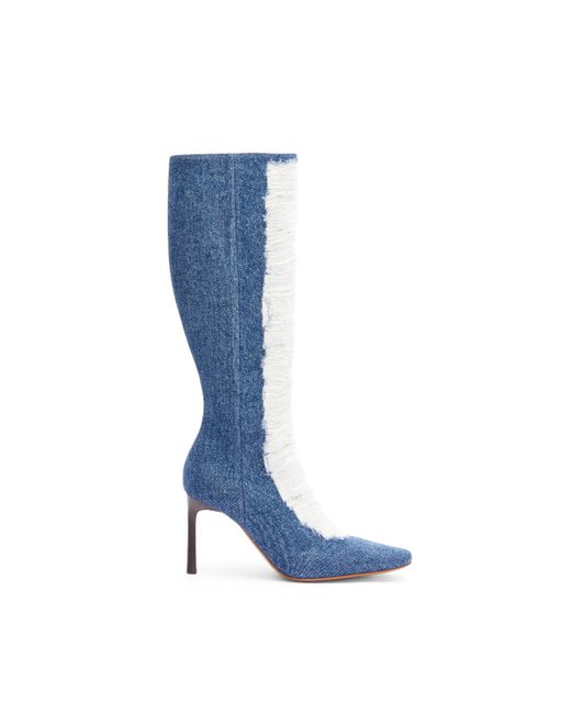 Loewe Boot In Ripped Denim in Washed Denim (Blue) Lyst