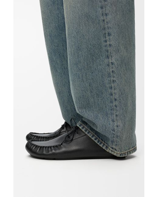 Loewe White Rambla Boat Shoe for men