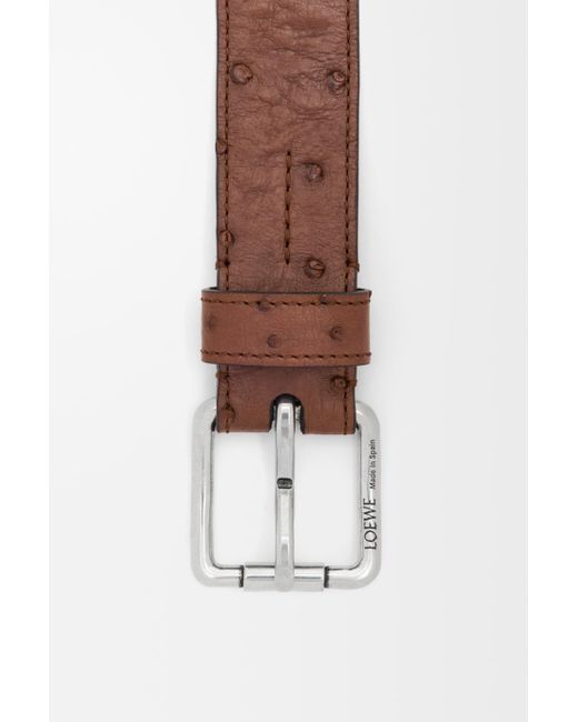 Loewe White Roller Curve Belt for men