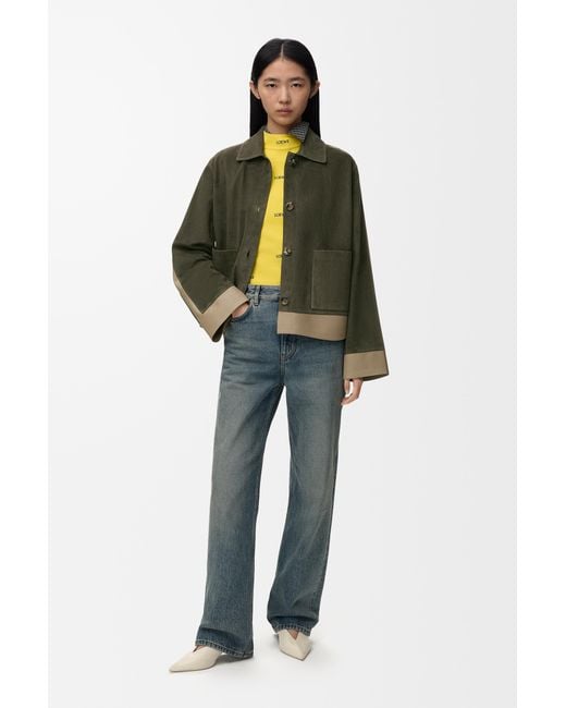 Loewe Blue Turn-Up Jacket