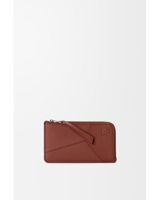 Loewe White Puzzle Long Coin Cardholder for men