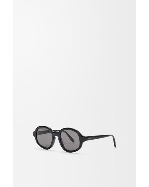 Loewe Black Delta Slim Sunglasses Hombre for men