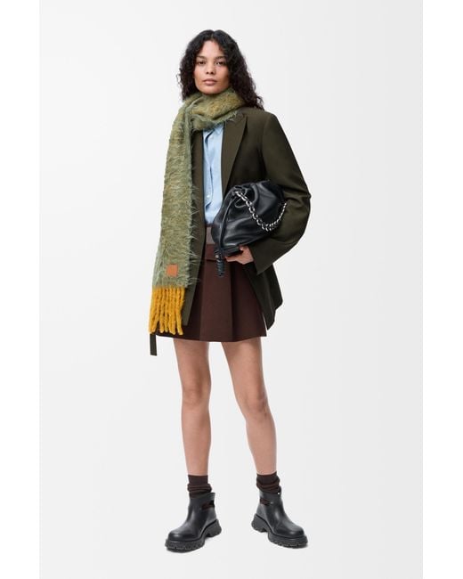 Loewe Brown Mini Skirt