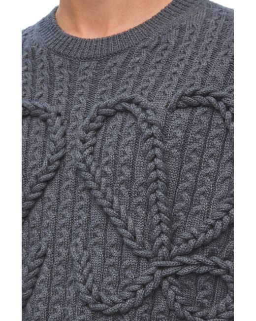 Loewe Blue Sweater In Wool for men