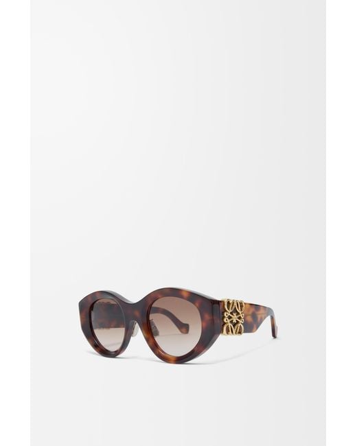 Loewe Brown Maxi Anagram Butterfly Sunglasses For