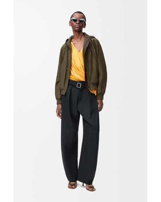 Loewe Green Hooded Jacket