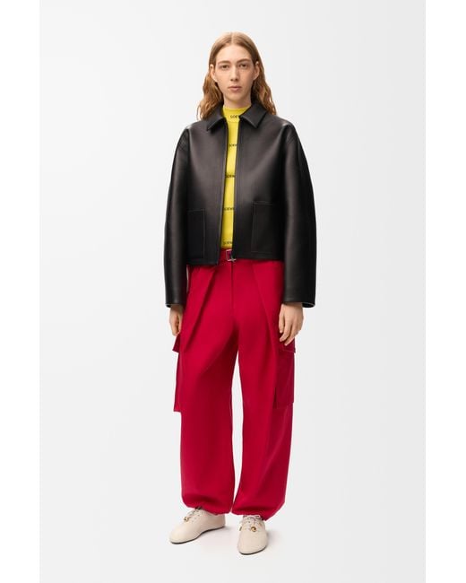 Loewe Red Cargo Trousers