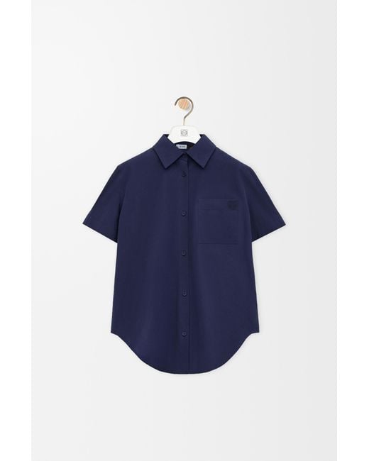 Loewe Blue Short Sleeve Shirt