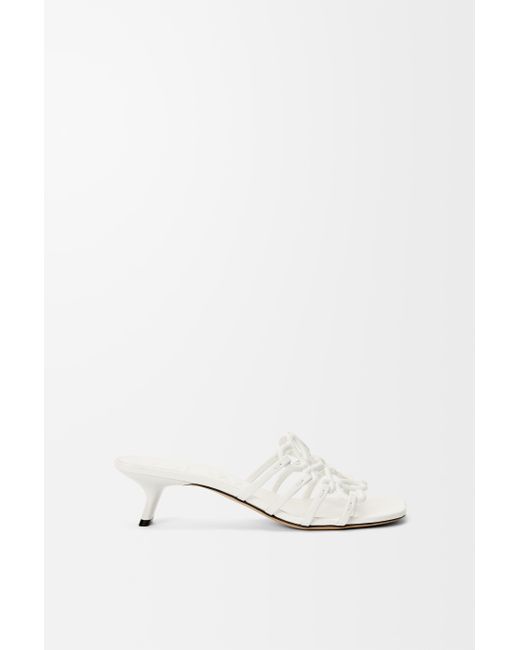 Loewe White Petal Anagram Slide