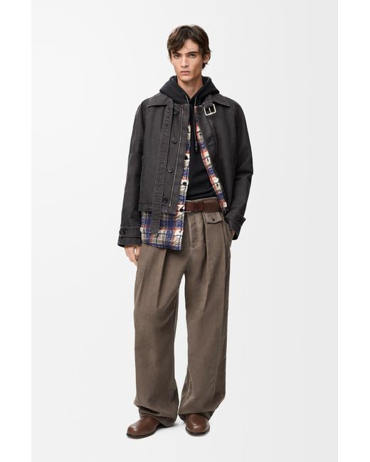 Loewe Black Belted Jacket for men