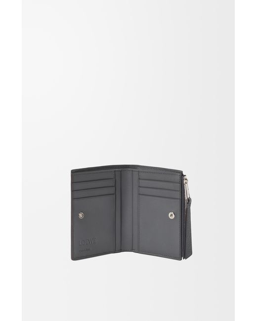 Loewe Gray Puzzle Slim Compact Wallet for men