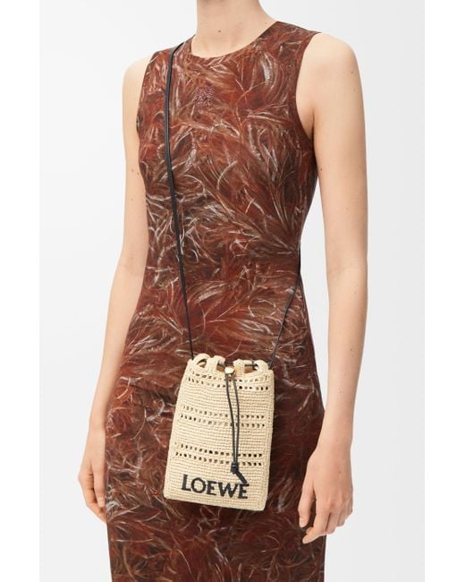 Loewe Metallic Drawstring Pocket