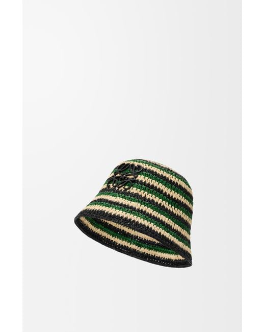 Loewe Green Anagram Bucket Hat